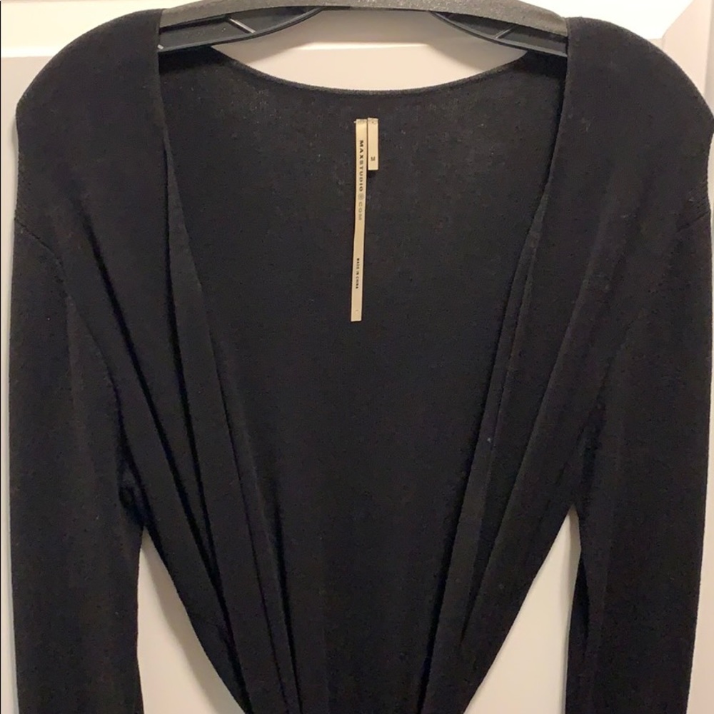 Cardigan wrap with belt